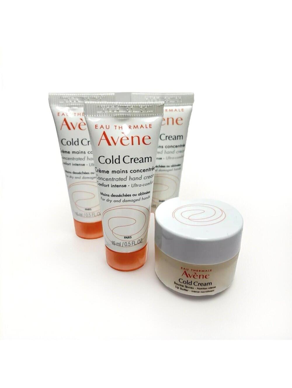 Womens Avène Cold Cream & Lip Balm Eau Thermale **Past Best Before Date** AS IS
